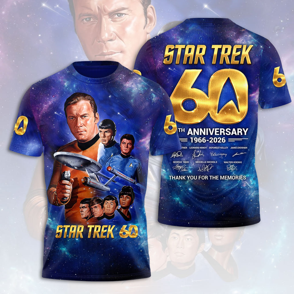 Star Trek 60th Anniversary 3D Apparel – HOATT17668