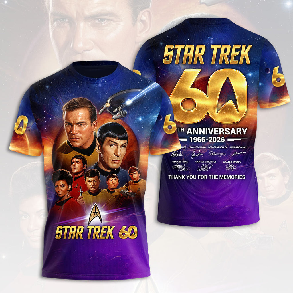 Star Trek 60th Anniversary 3D Apparel – HOATT20128