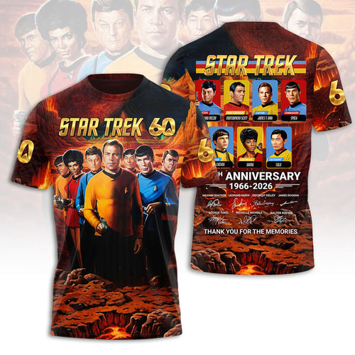 Star Trek 60th Anniversary 3D Apparel – HOATT20129