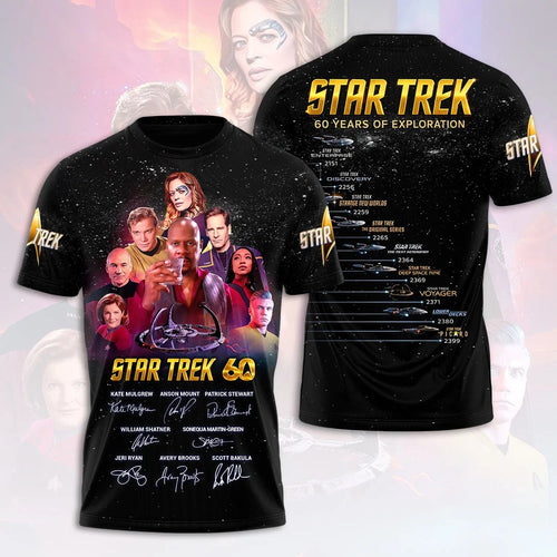 Star Trek 60th Anniversary 3D Apparel – HOATT20615