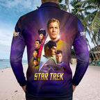 Star Trek 60th Anniversary Zip Polo Shirt – HOATT17598