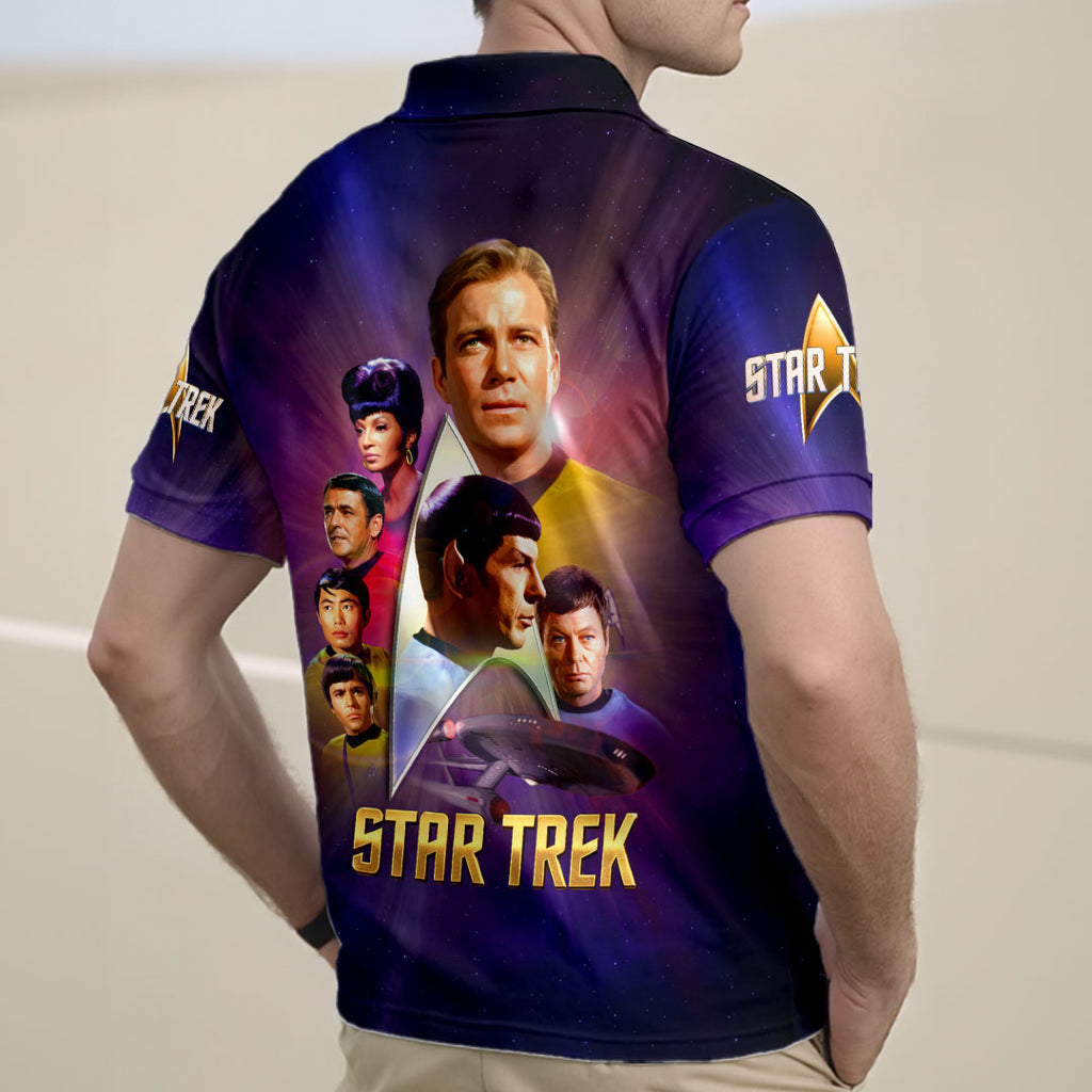 Star Trek 60th Anniversary Zip Polo Shirt – HOATT17598