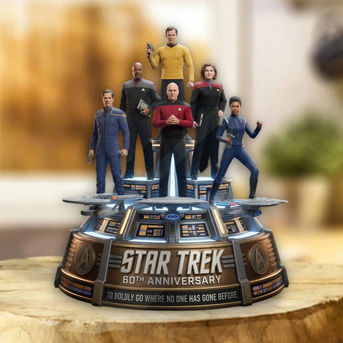 Star Trek 60th Anniversary 2026 Custom Shape Acrylic Plaque – TMTHU6905