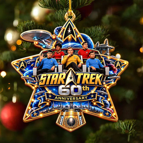 Star Trek 60th Anniversary Custom Shape 2-side Printed Acrylic Ornament – HOATT21374