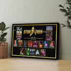Star Trek 60th Anniversary Rectangle Canvas With Inner Frame – HOATT14217