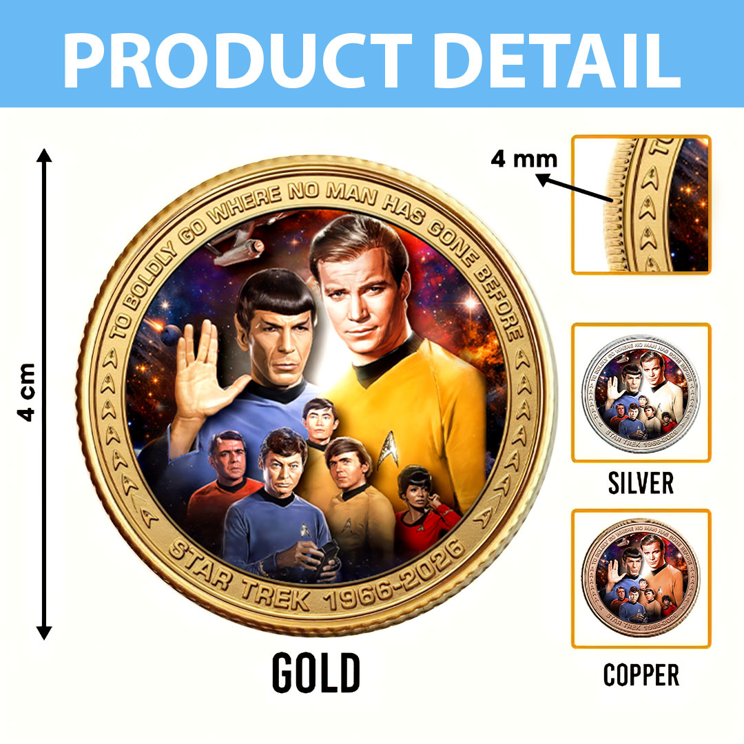 Star Trek 60th Anniversary Commemorative Coin – HOATT17851