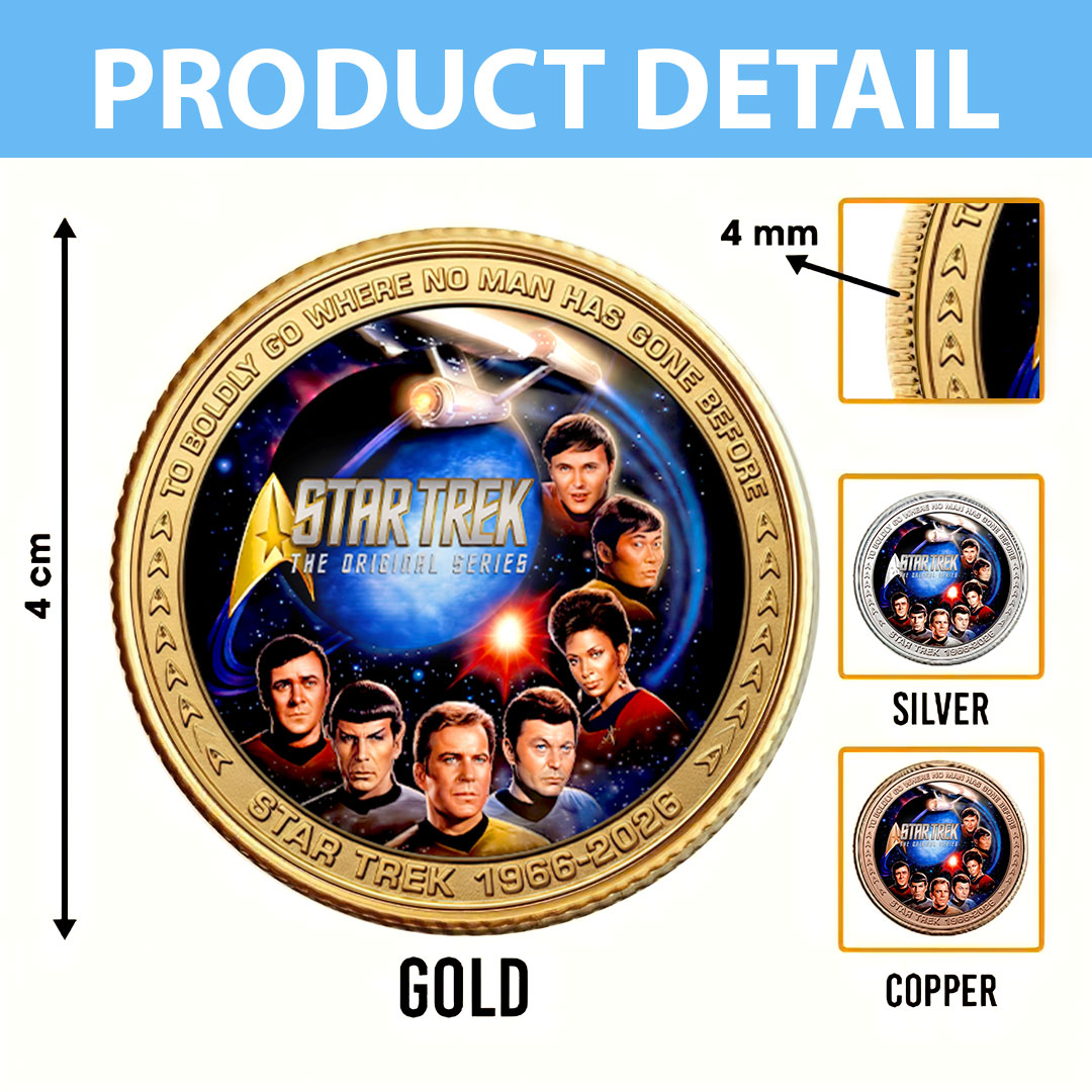 Star Trek 60th Anniversary Commemorative Coin – HOATT17852