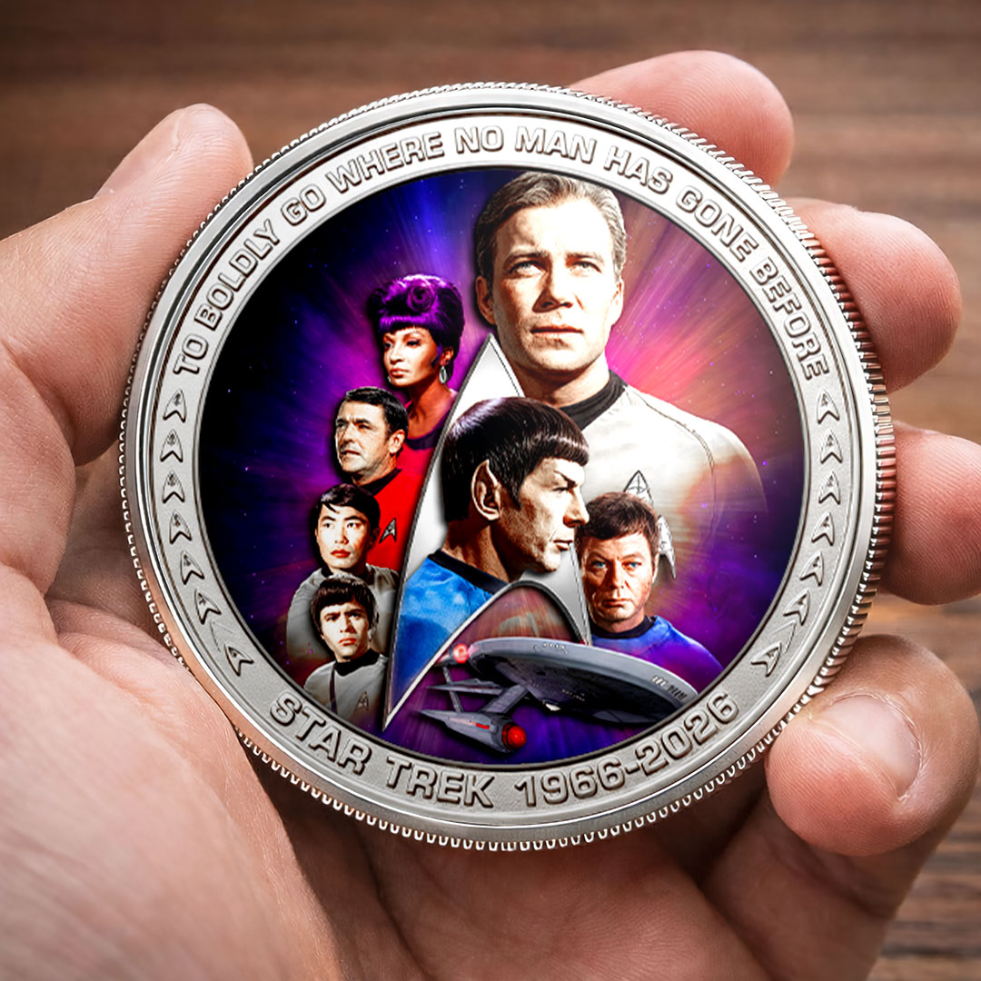 Star Trek 60th Anniversary Commemorative Coin – HOATT17856