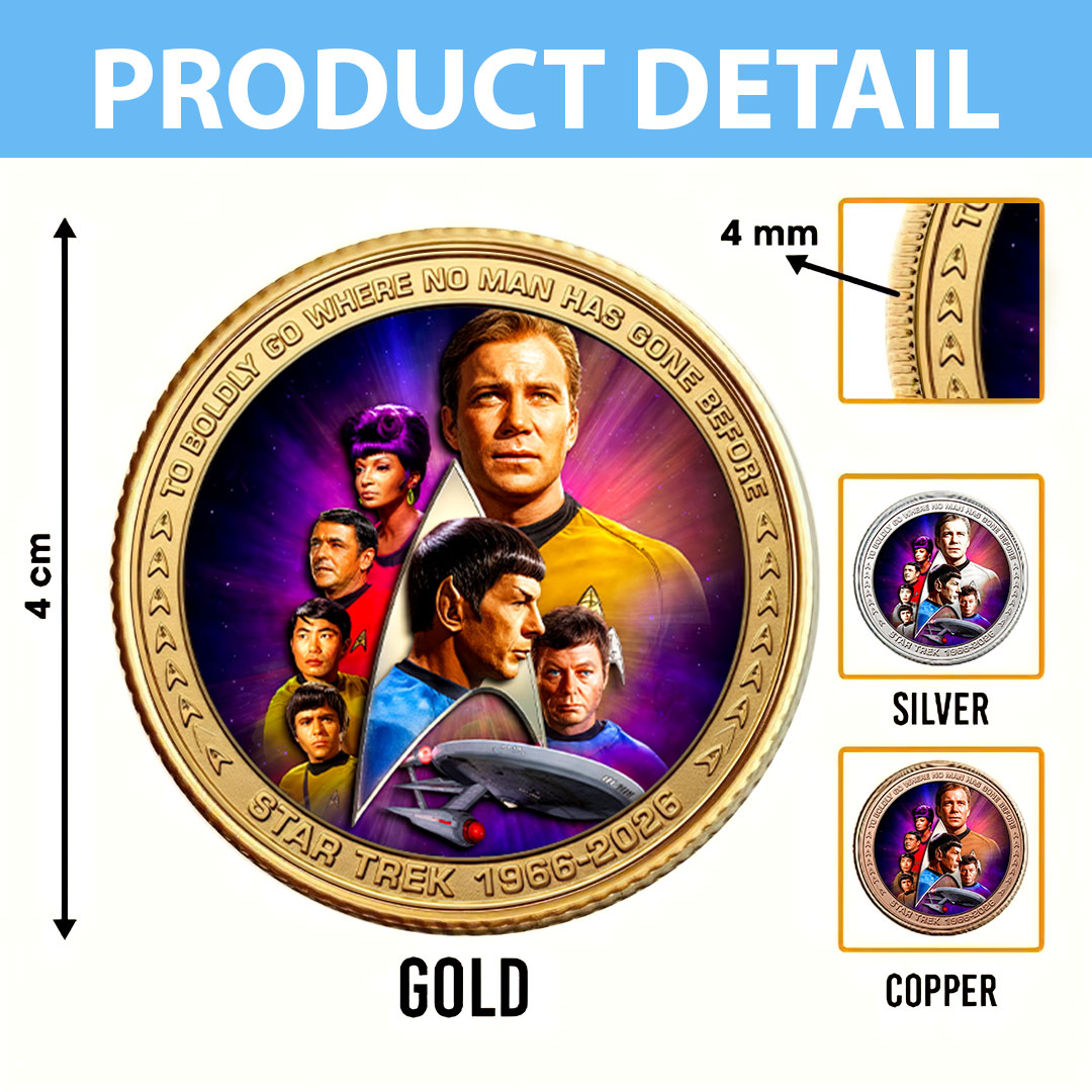 Star Trek 60th Anniversary Commemorative Coin – HOATT17856