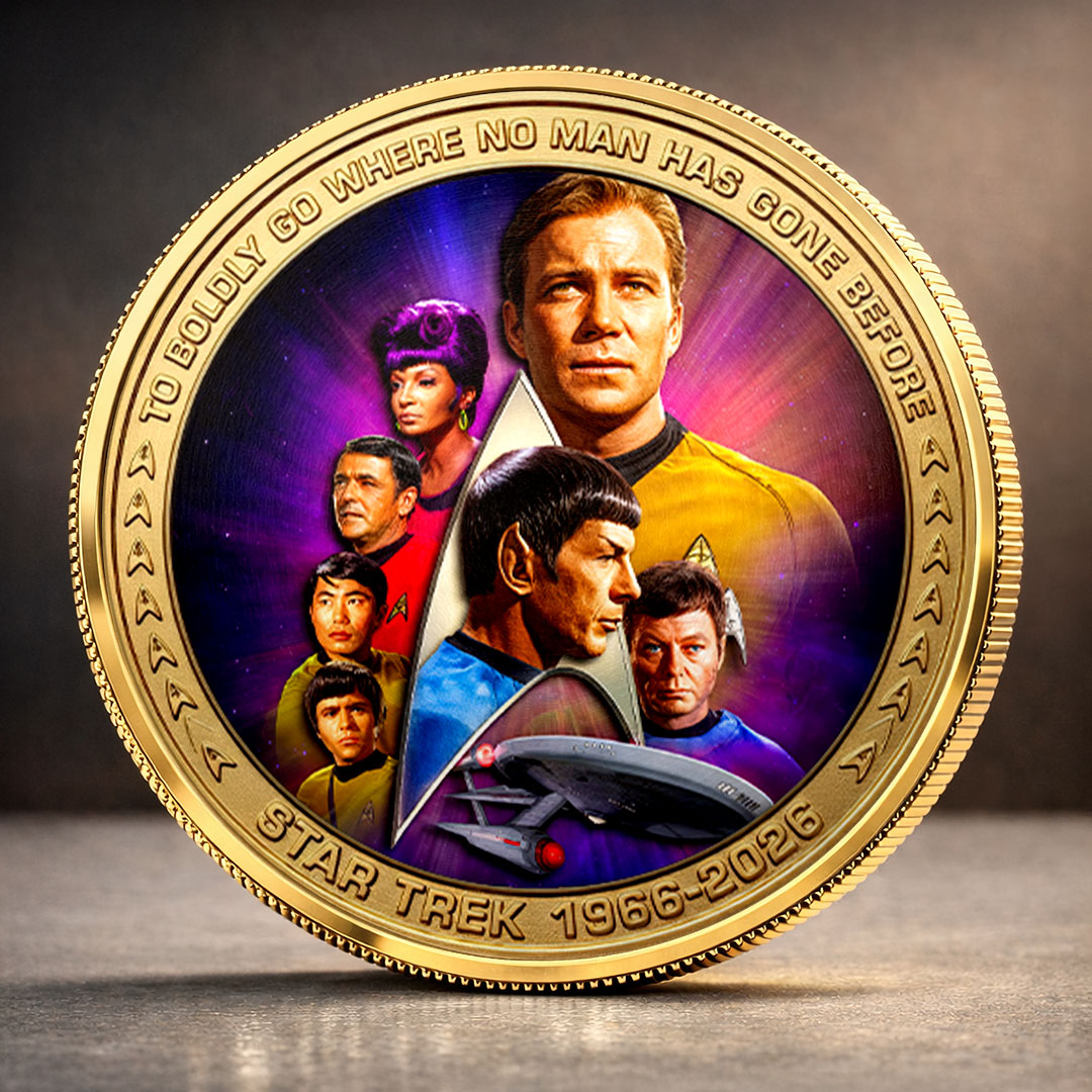 Star Trek 60th Anniversary Commemorative Coin – HOATT17856