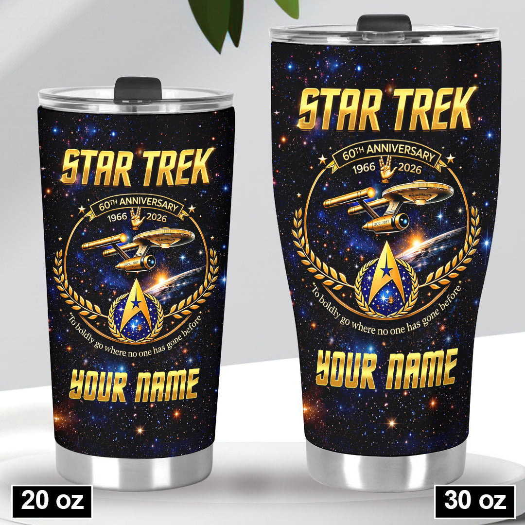 Personalized Star Trek 60th Anniversary Tumbler Cup – HOATT16353