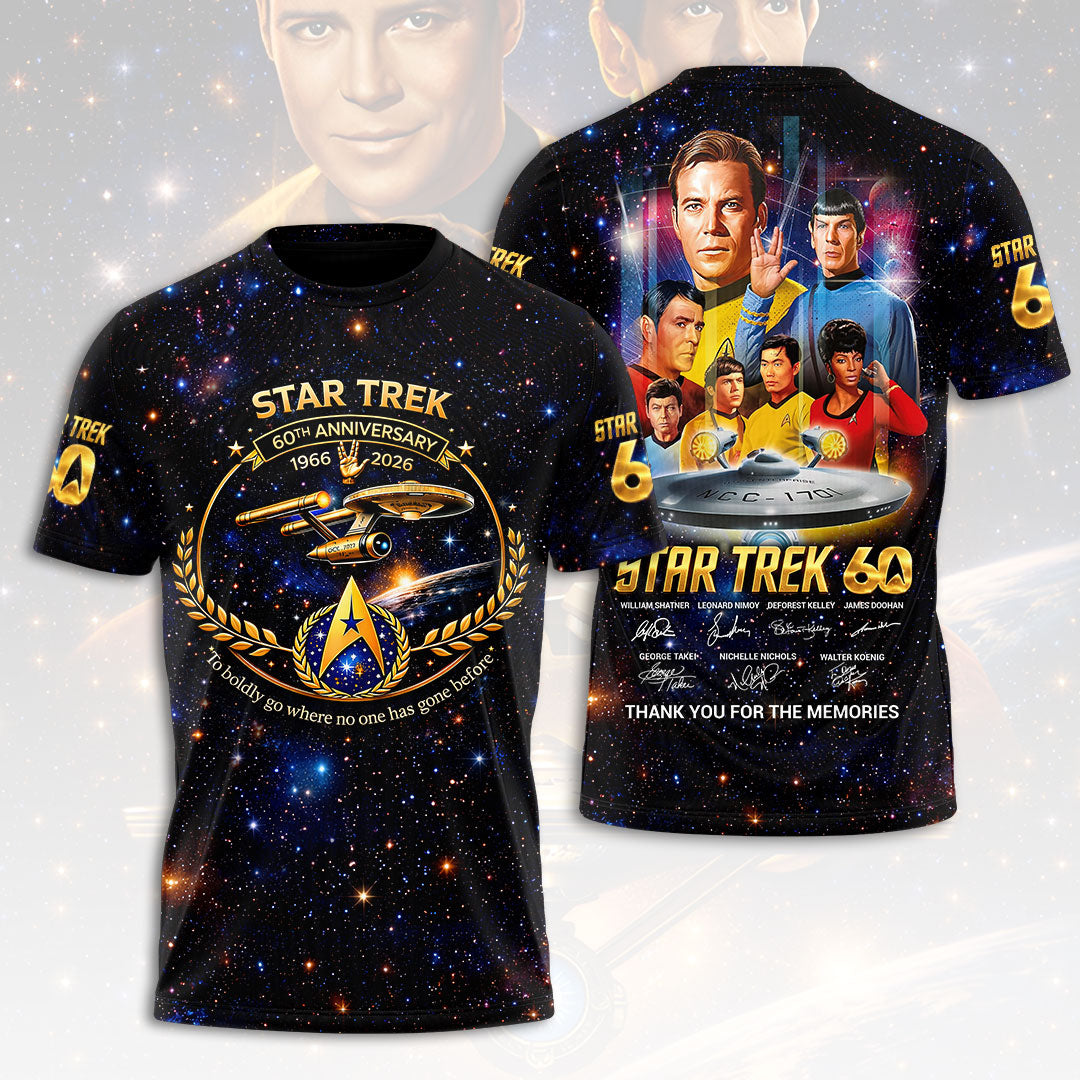 Star Trek 60th Anniversary 3D Apparel – HOATT17111