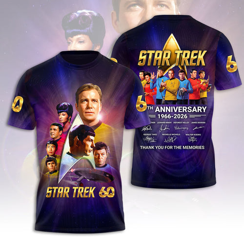 Star Trek 60th Anniversary 3D Apparel – HOATT17575