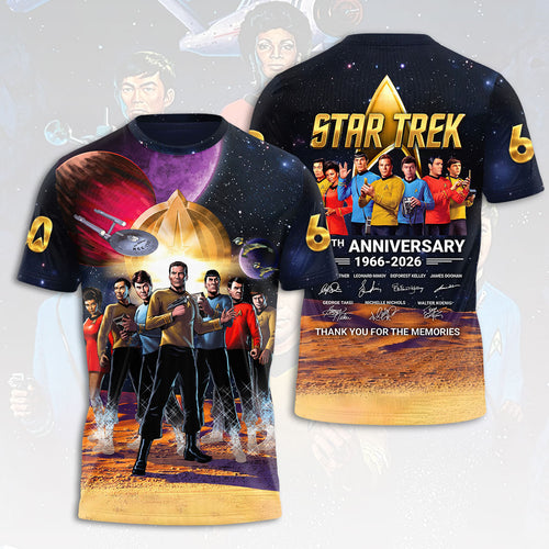 Star Trek 60th Anniversary 3D Apparel – HOATT19912