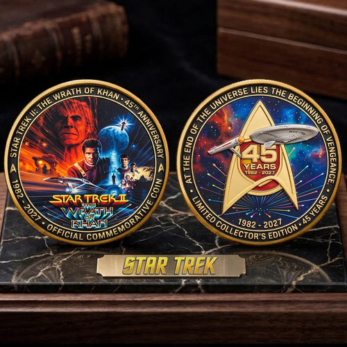 Star Trek II: The Wrath of Khan 45th Anniversary Commemorative Coin – TMTHU10012