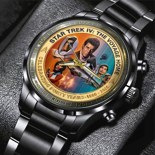 Star Trek IV: The Voyage Home Black Stainless Steel Watch – TMTHU6436