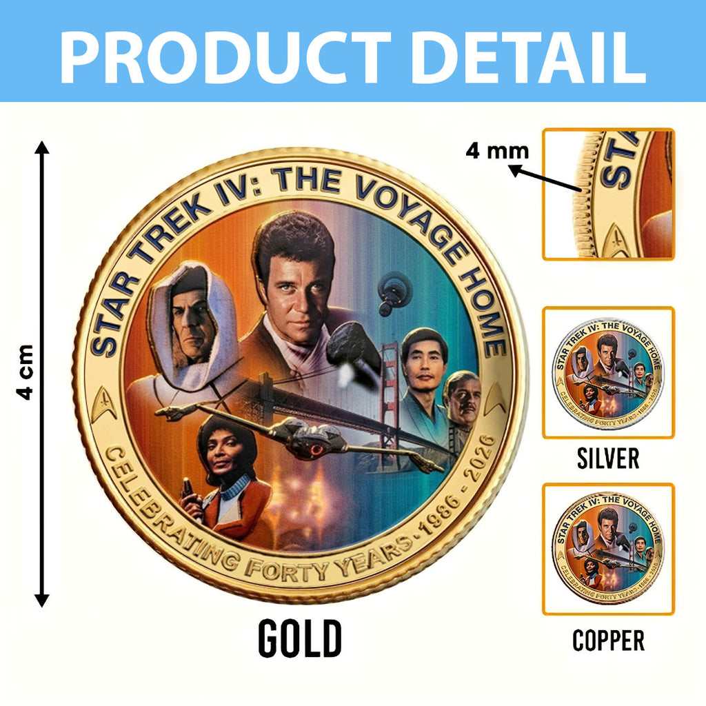 Star Trek IV: The Voyage Home Commemorative Coin – TMTHU6358