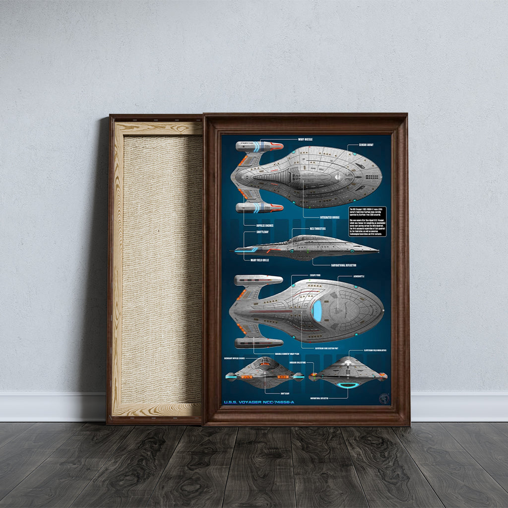 Star Trek Rectangle Canvas With Inner Frame – TMTHU5326
