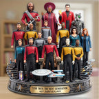 Star Trek: The Next Generation 40th Anniversary 2027 Custom Shape Acrylic Plaque – TMTHU10052