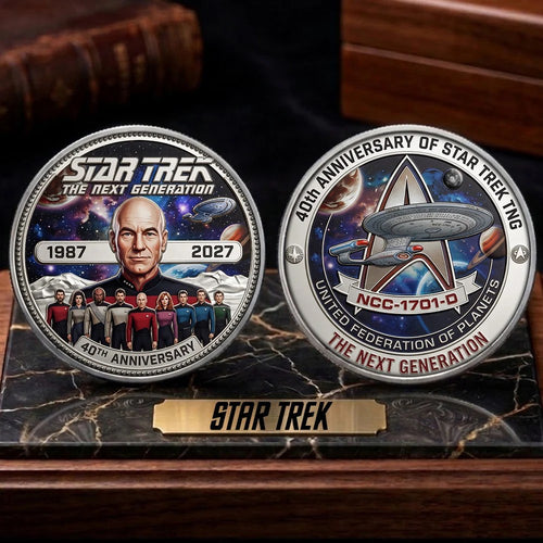 Star Trek: The Next Generation 40th Anniversary Commemorative Coin – TMTHU10150