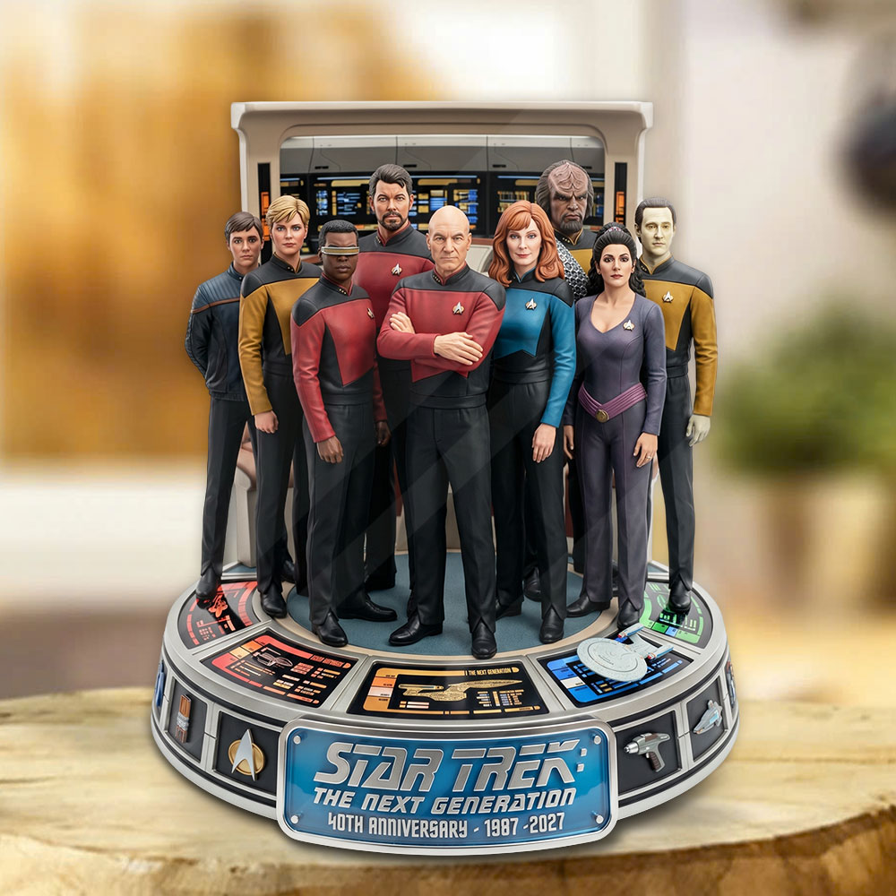 Star Trek: The Next Generation Custom Shape Acrylic Plaque – TMTHU6246