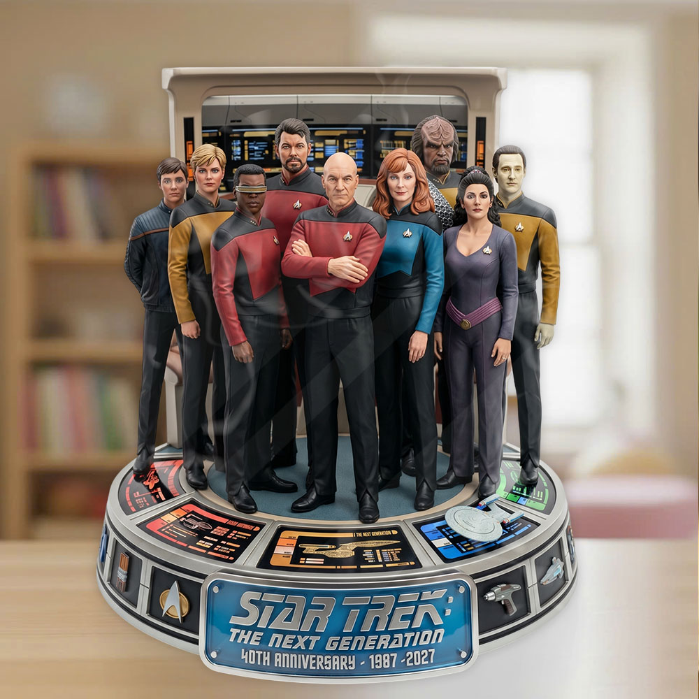 Star Trek: The Next Generation Custom Shape Acrylic Plaque – TMTHU6246