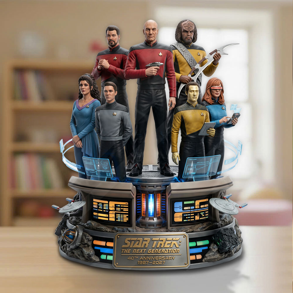 Star Trek: The Next Generation Custom Shape Acrylic Plaque – TMTHU6463