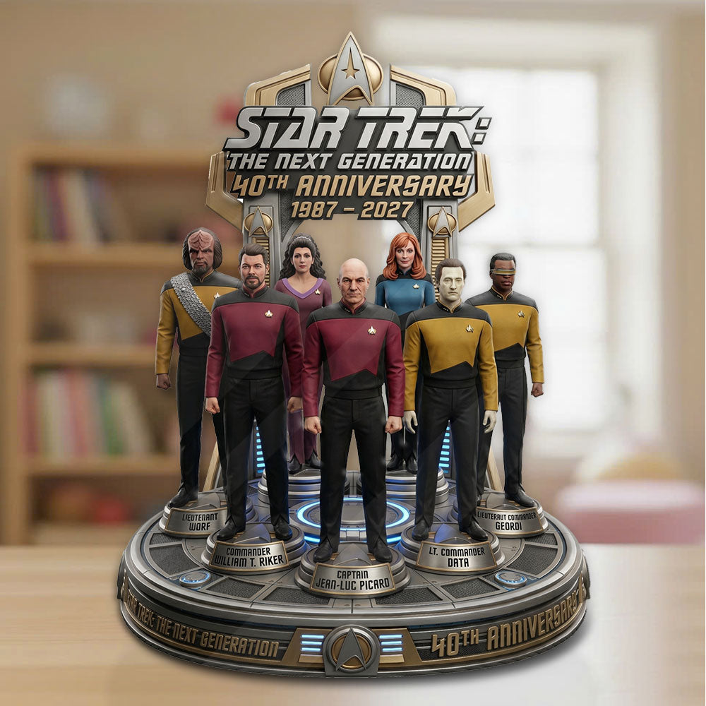 Star Trek: The Next Generation Custom Shape Acrylic Plaque – TMTHU6613