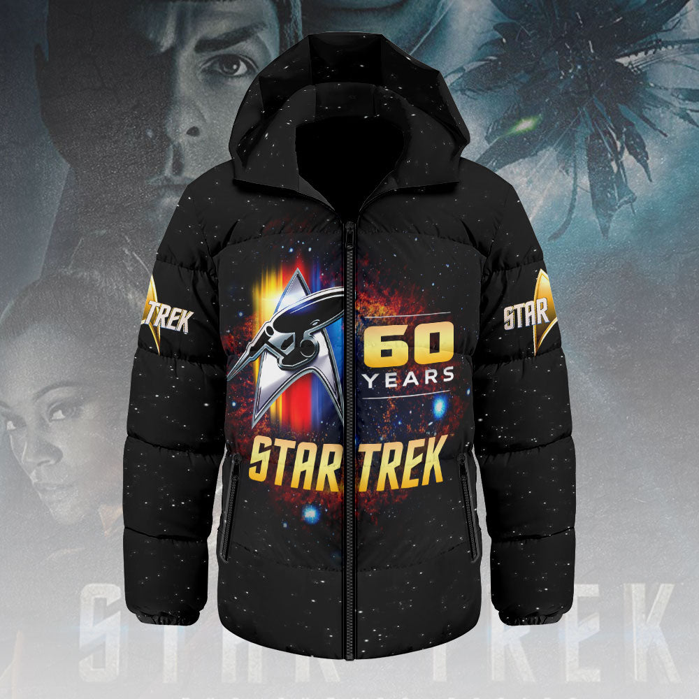 Star Trek: The Original Series 60th Anniversary Thickened Down Hooded Jacket – HOATT14025
