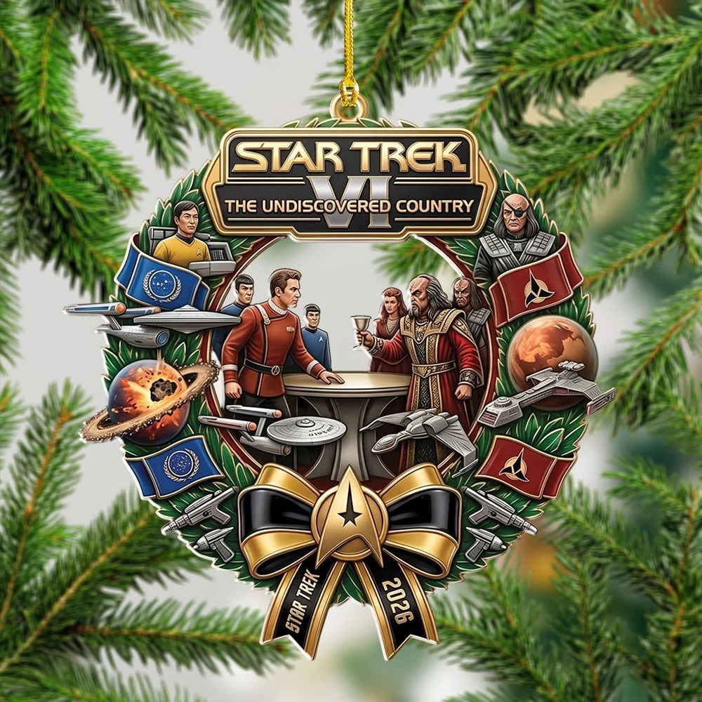 Star Trek VI: The Undiscovered Country Custom Shape 2-side Printed Acrylic Ornament – TMTHU9686