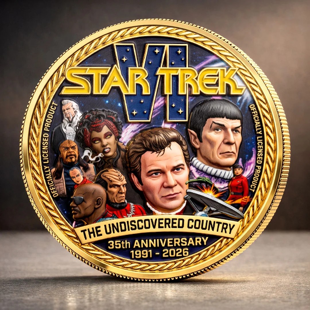 Star Trek VI: The Undiscovered Country 35th Anniversary Commemorative Coin – TMTHU9067