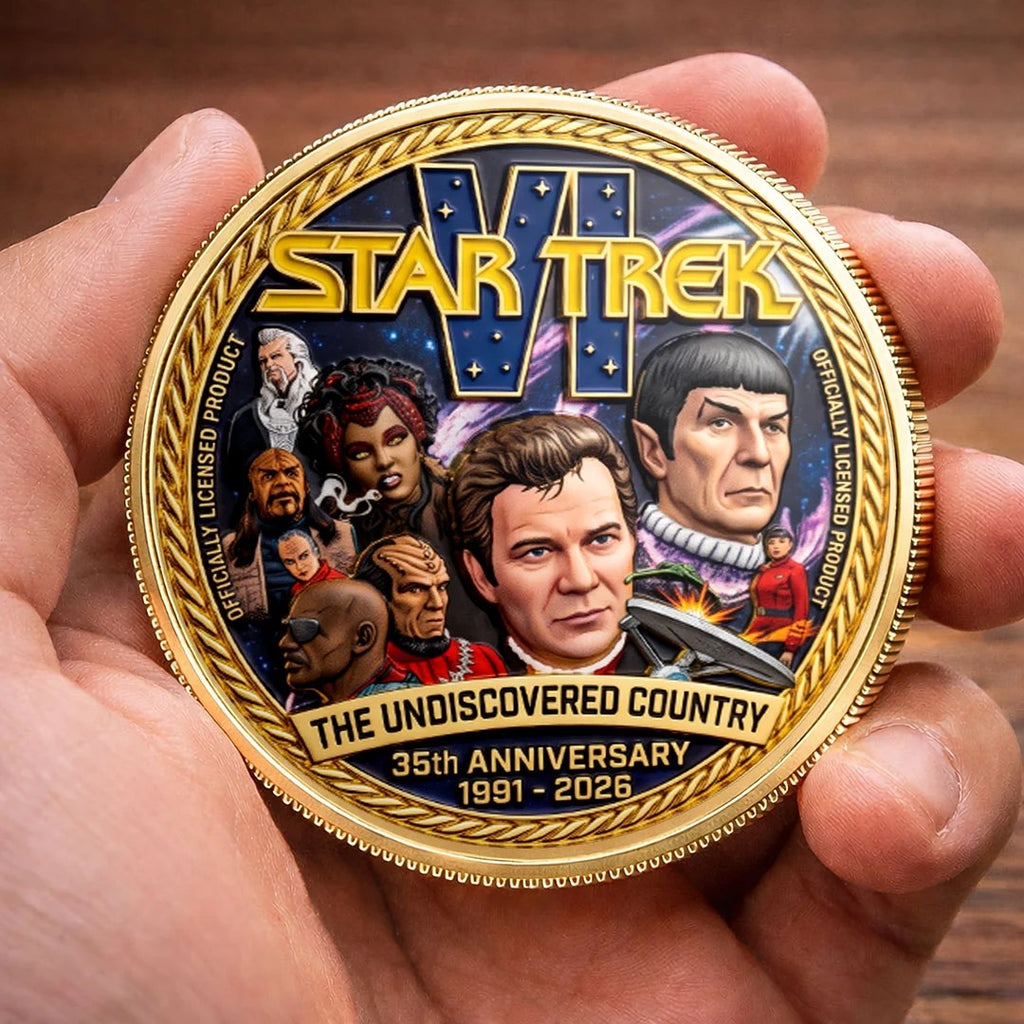 Star Trek VI: The Undiscovered Country 35th Anniversary Commemorative Coin – TMTHU9067