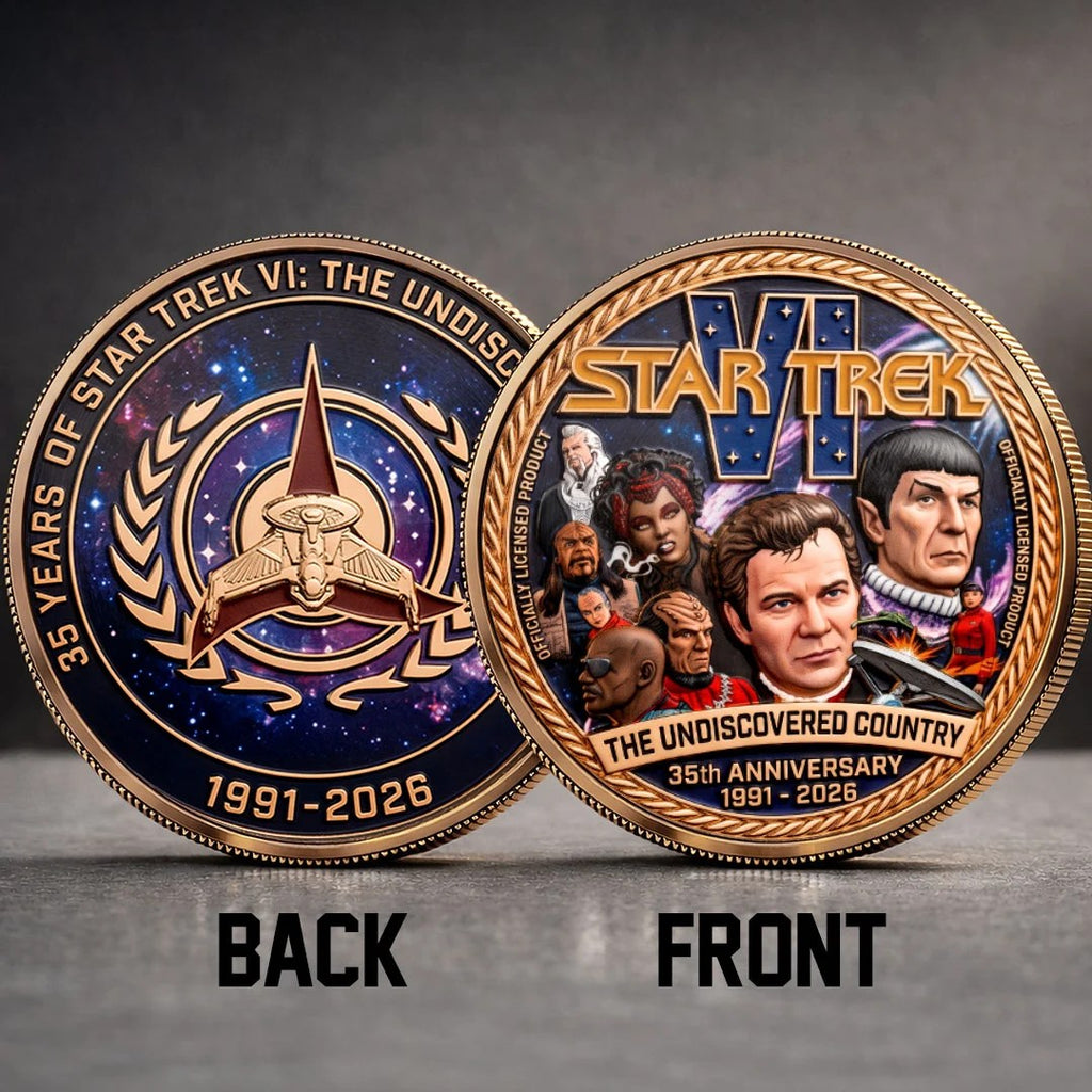 Star Trek VI: The Undiscovered Country 35th Anniversary Commemorative Coin – TMTHU9067