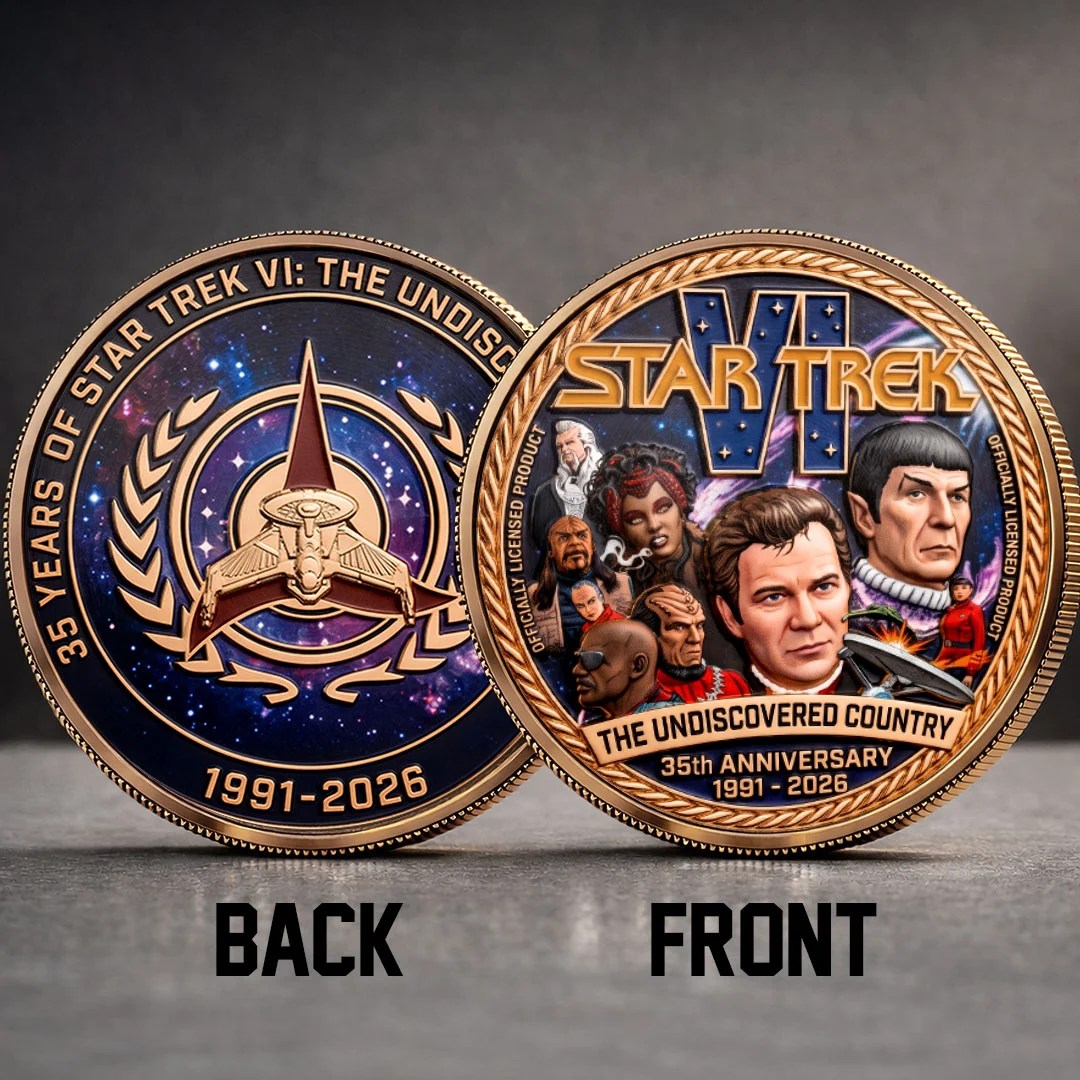 Star Trek VI: The Undiscovered Country 35th Anniversary Commemorative Coin – TMTHU9067