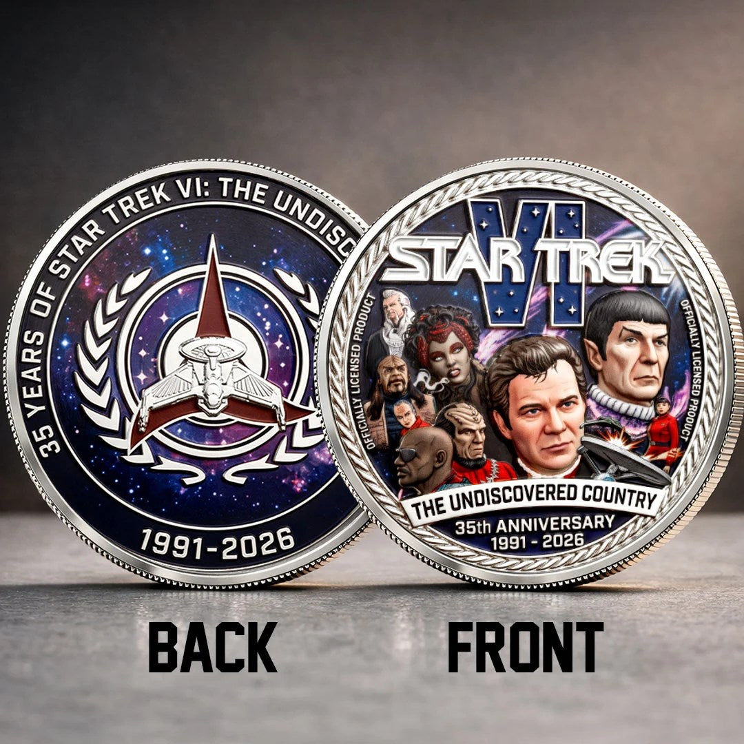 Star Trek VI: The Undiscovered Country 35th Anniversary Commemorative Coin – TMTHU9067
