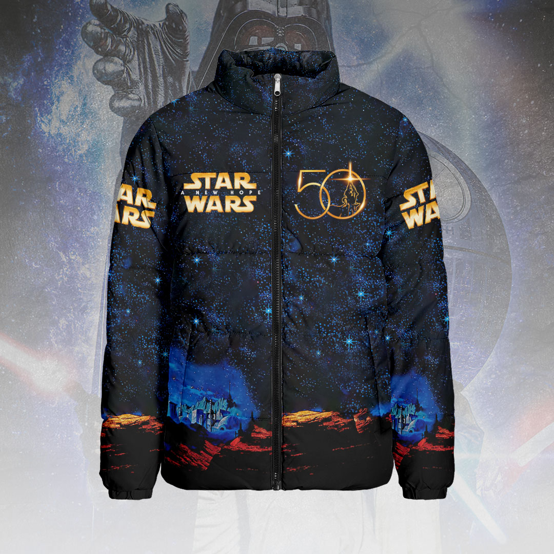 Star Wars 3D Stand Collar Puffer Jacket – HOATT14293