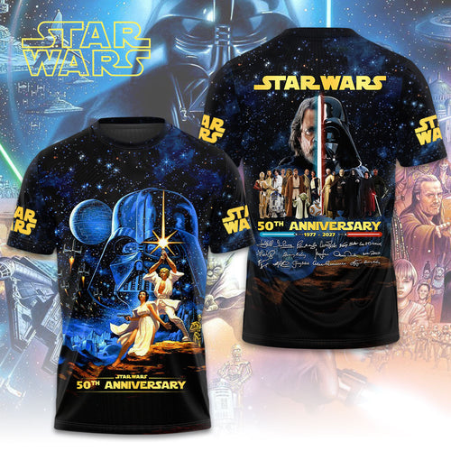 Star Wars 50th Anniversary 2027 3D Apparel – TMTHU5259
