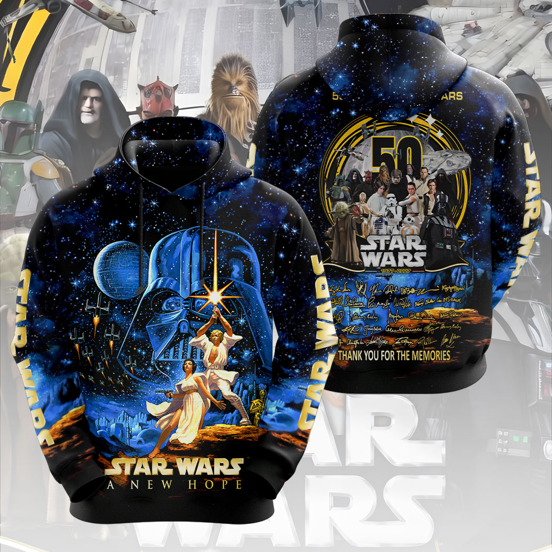 Star Wars 50th Anniversary 2027 3D Apparel – TMTHU4750