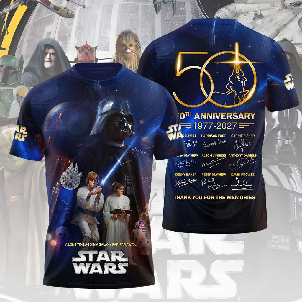 Star Wars 50th Anniversary 2027 3D Apparel – TMTHU5352