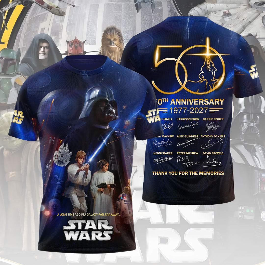 Star Wars 50th Anniversary 2027 3D Apparel – TMTHU5352