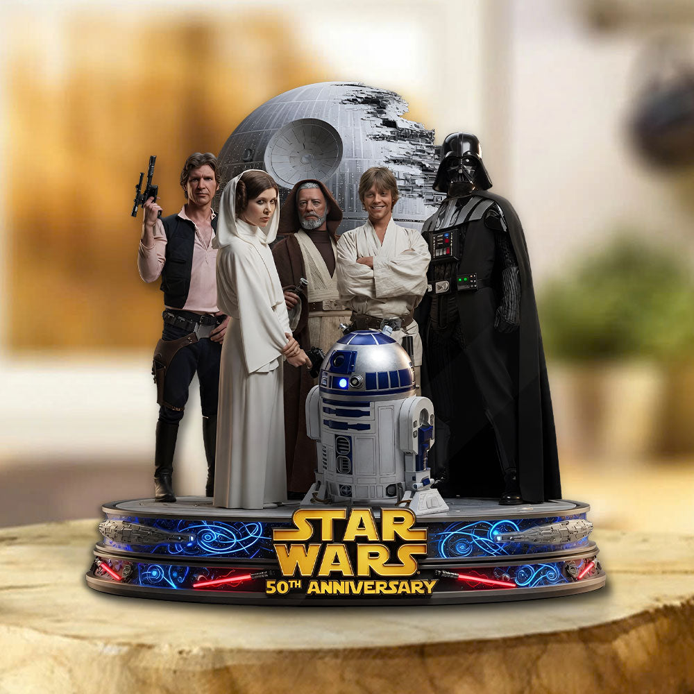 Star Wars 50th Anniversary 2027 Shape Acrylic Plaque – TMTHU5371