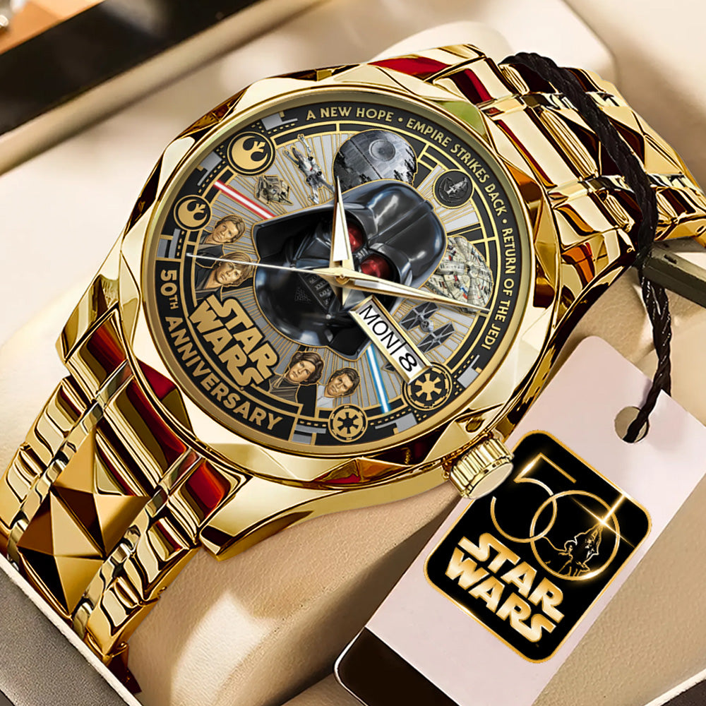 Star Wars 50th Anniversary 2027 Alloy Luxury Quartz Watch – TMTHU4757