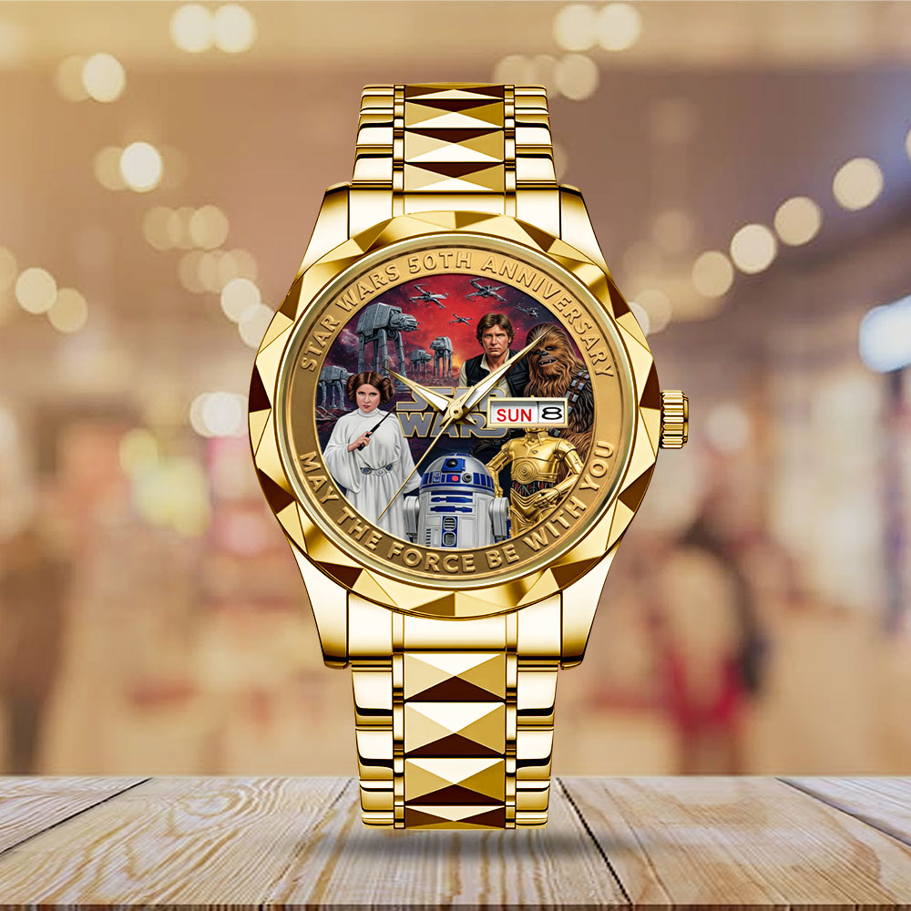 Star Wars 50th Anniversary 2027 Alloy Luxury Quartz Watch – TMTHU5581
