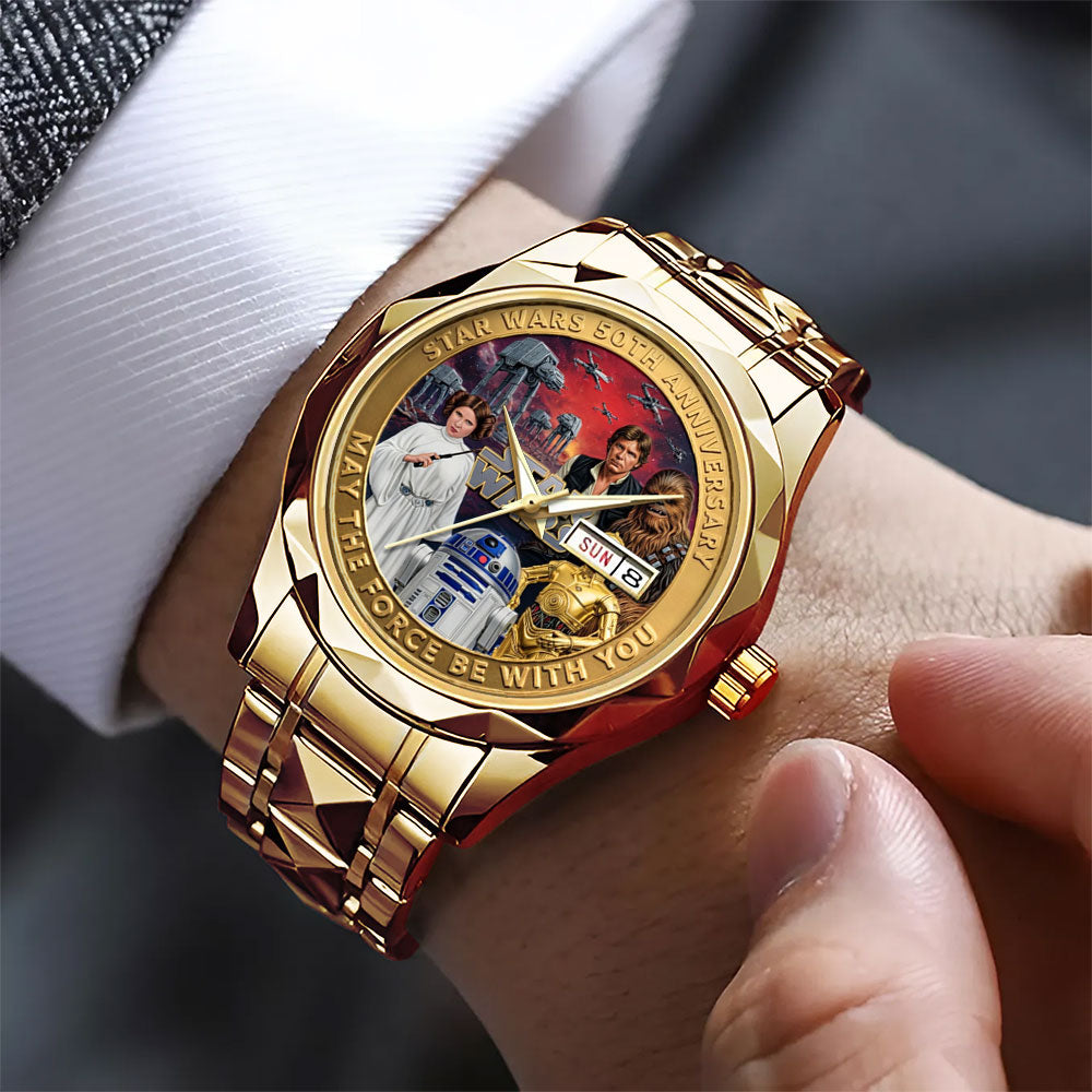Star Wars 50th Anniversary 2027 Alloy Luxury Quartz Watch – TMTHU5581