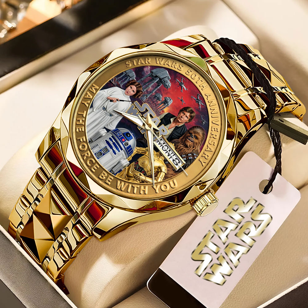 Star Wars 50th Anniversary 2027 Alloy Luxury Quartz Watch – TMTHU5581