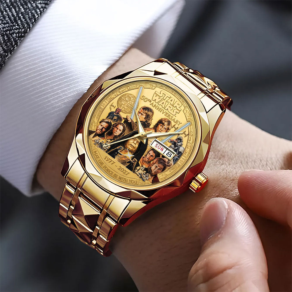 Star Wars 50th Anniversary 2027 Alloy Luxury Quartz Watch – TMTHU5587