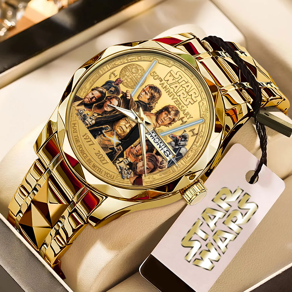 Star Wars 50th Anniversary 2027 Alloy Luxury Quartz Watch – TMTHU5587