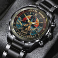 Star Wars 50th Anniversary 2027 Black Stainless Steel Watch – TMTHU5677