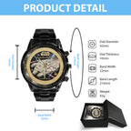 Star Wars 50th Anniversary 2027 Black Stainless Steel Watch – TMTHU5585