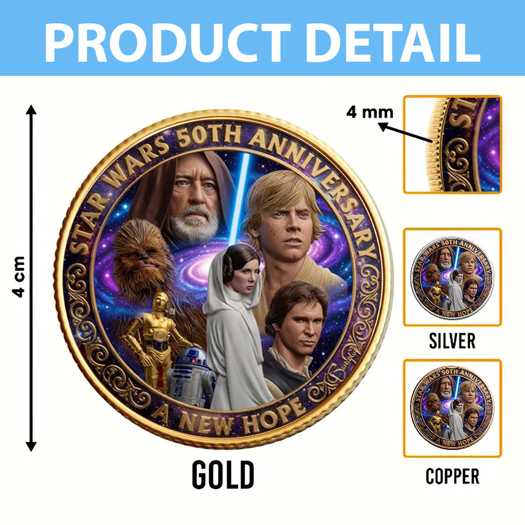 Star Wars 50th Anniversary 2027 Commemorative Coin – TMTHU5420